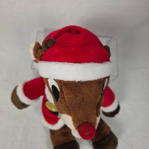 DanDee Rudolph 50th Anniversary Santa Plush Reindeer - Picture 3 of 7